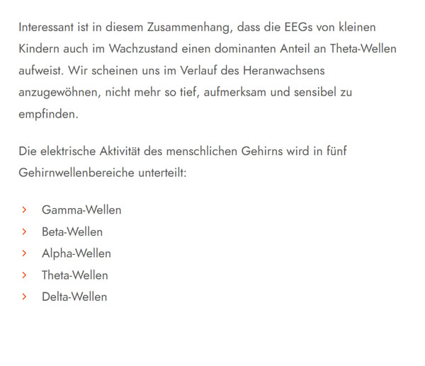 EEGs bei  Deutschland