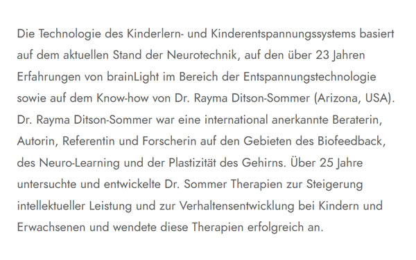 Entspannungstechnologie bei  Deutschland