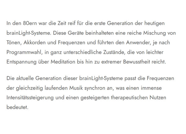 Therapeutische Frequenzen in der Nähe von  Deutschland